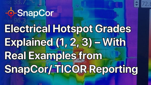 Electrical Hotspot Grades Explained (1, 2, 3) – With Real Examples from SnapCor/ TICOR Reporting