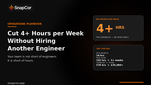 How to Cut 4+ Hours per Week Without Hiring Another Engineer